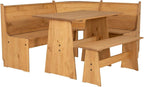 Linon Waldron Corner Nook Set NAT Kit