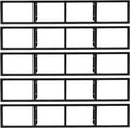 5PCS Wall Mount Media Storage Rack, 34 Inch CD DVD Cube Storage Media Shelf Video Game Organizer, CD Organizer Metal Shelf for House