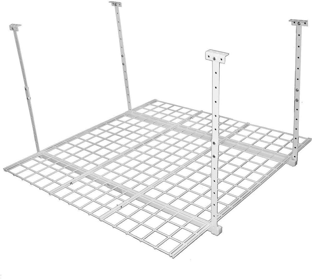 HyLoft Overhead adjustable Garage Storage Rack,Heavy Duty Steel Garage Storag...