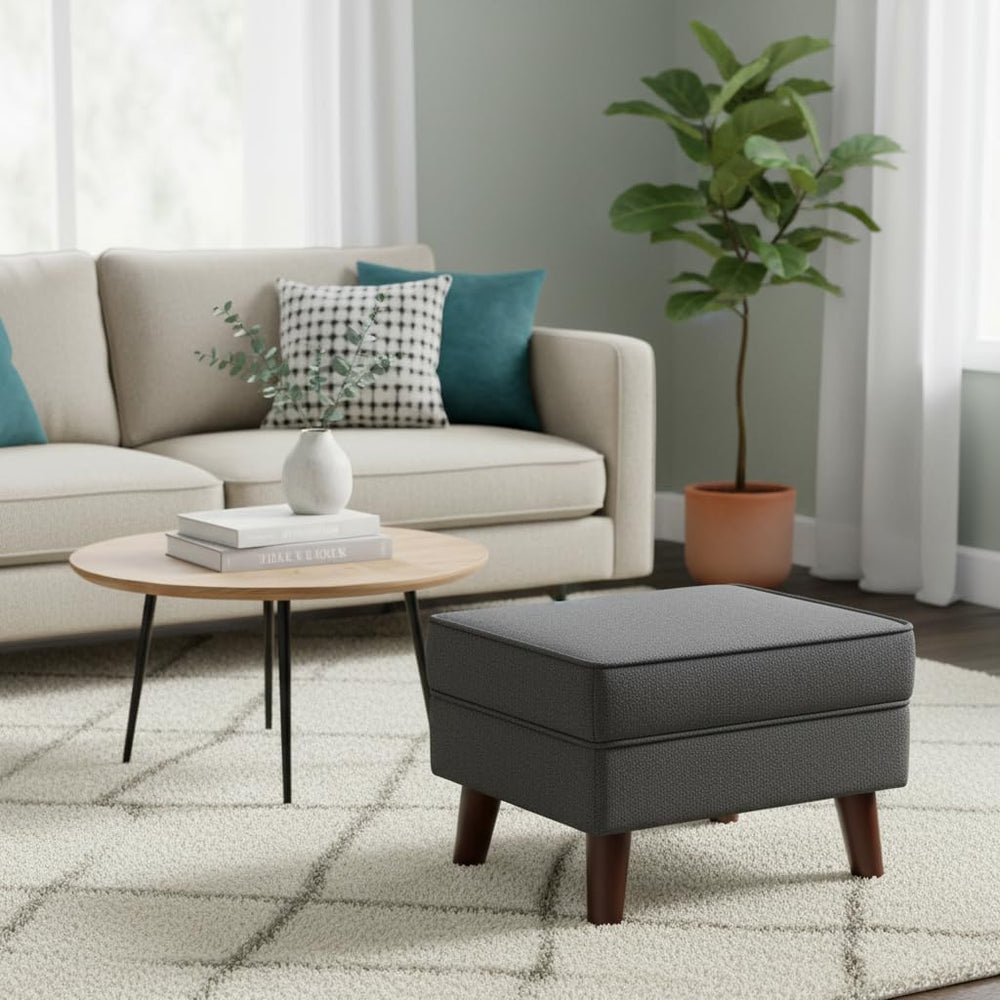 Livofex Storage Ottoman, Modern Small Footrest Ottoman with Hidden Storage, S...
