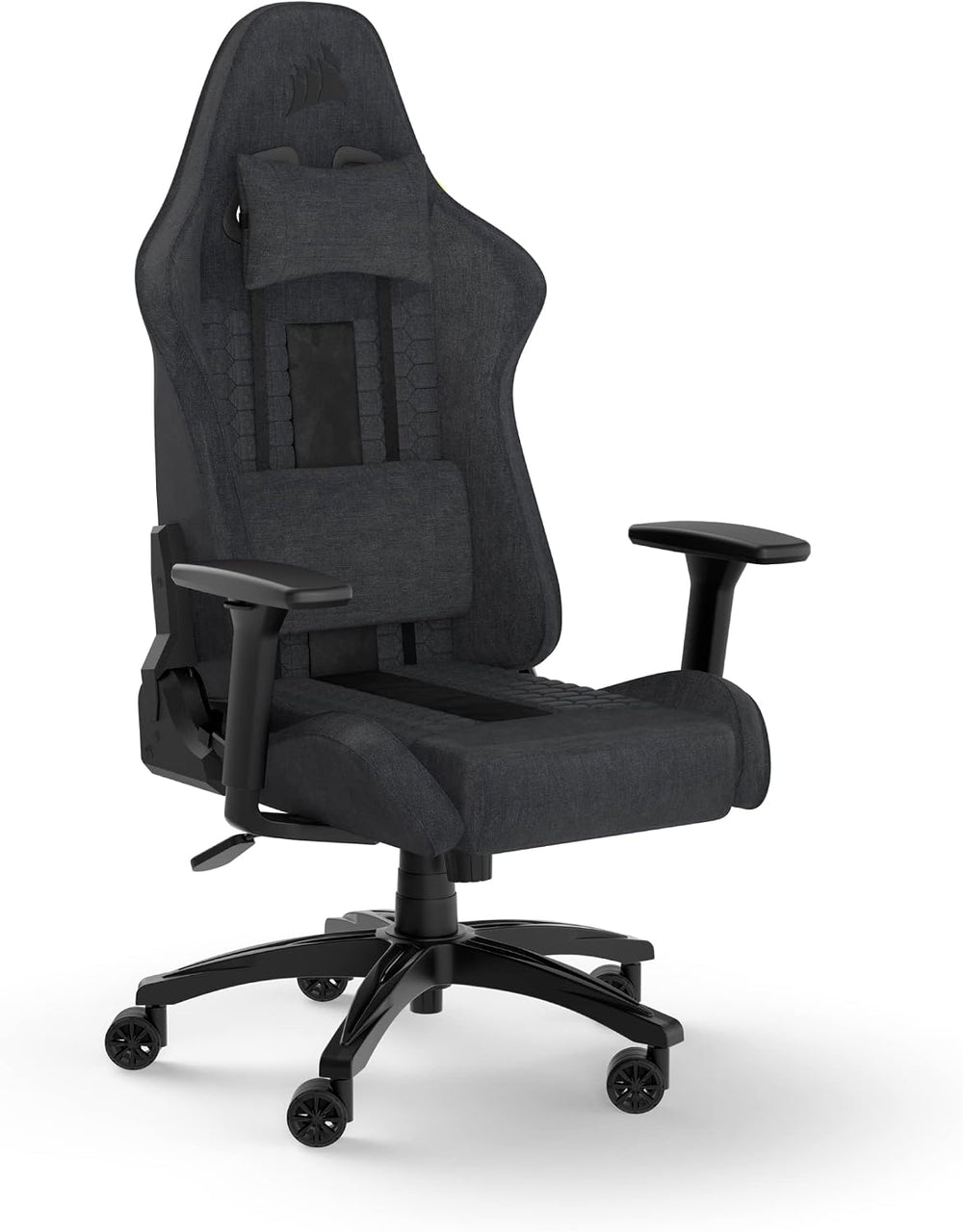 Corsair TC100 Relaxed Gaming Chair - Fabric - Racing-Inspired Design - Lumbar...