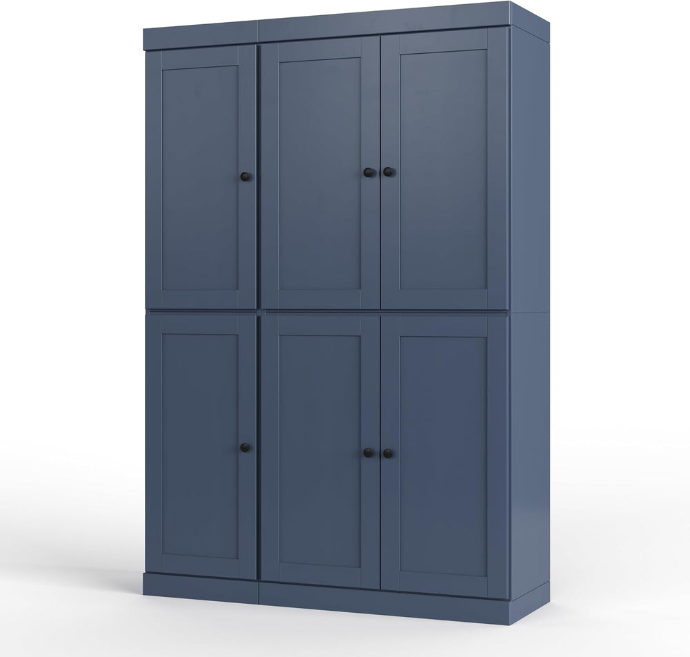 Palace Imports Solid Wood Tall Kitchen Pantry Cabinet - 71.5" H x 48.5&q...
