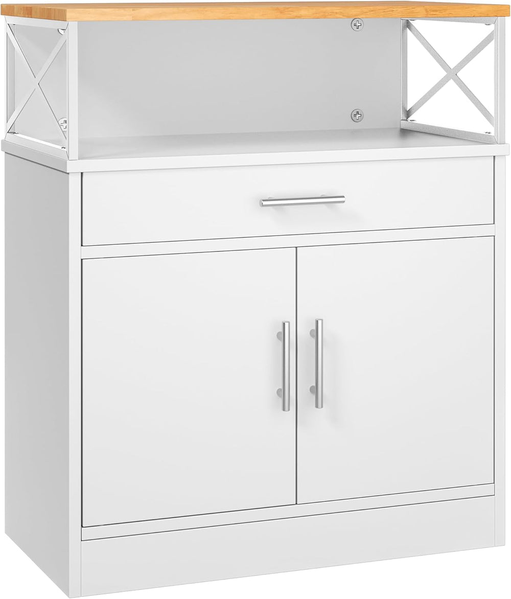 Shintenchi Kitchen Buffet Cabinet with Adjustable Shelf, Modern Kitchen Stora...