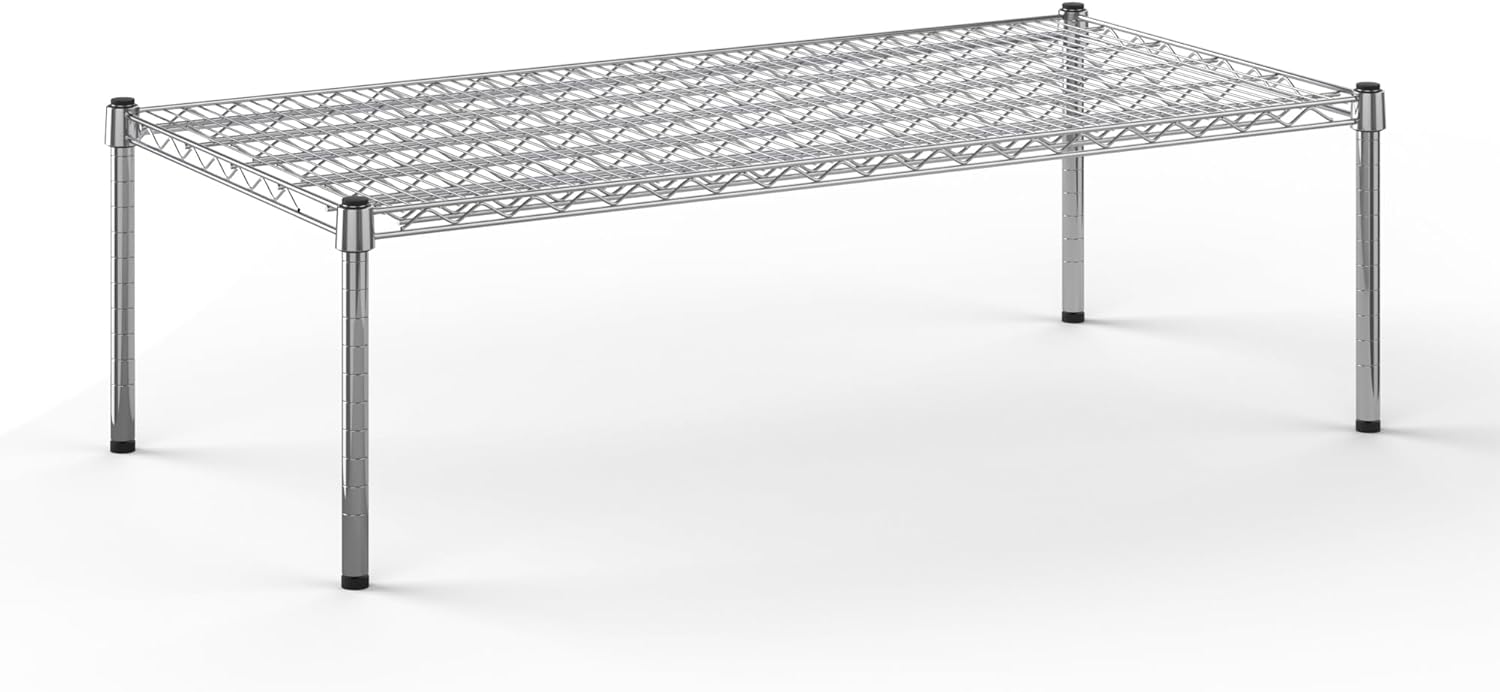 24" Deep x 48" Wide x 14" Height Wire Shelving Kit | 1-Tier | NSF Commercial Storage Rack Unit