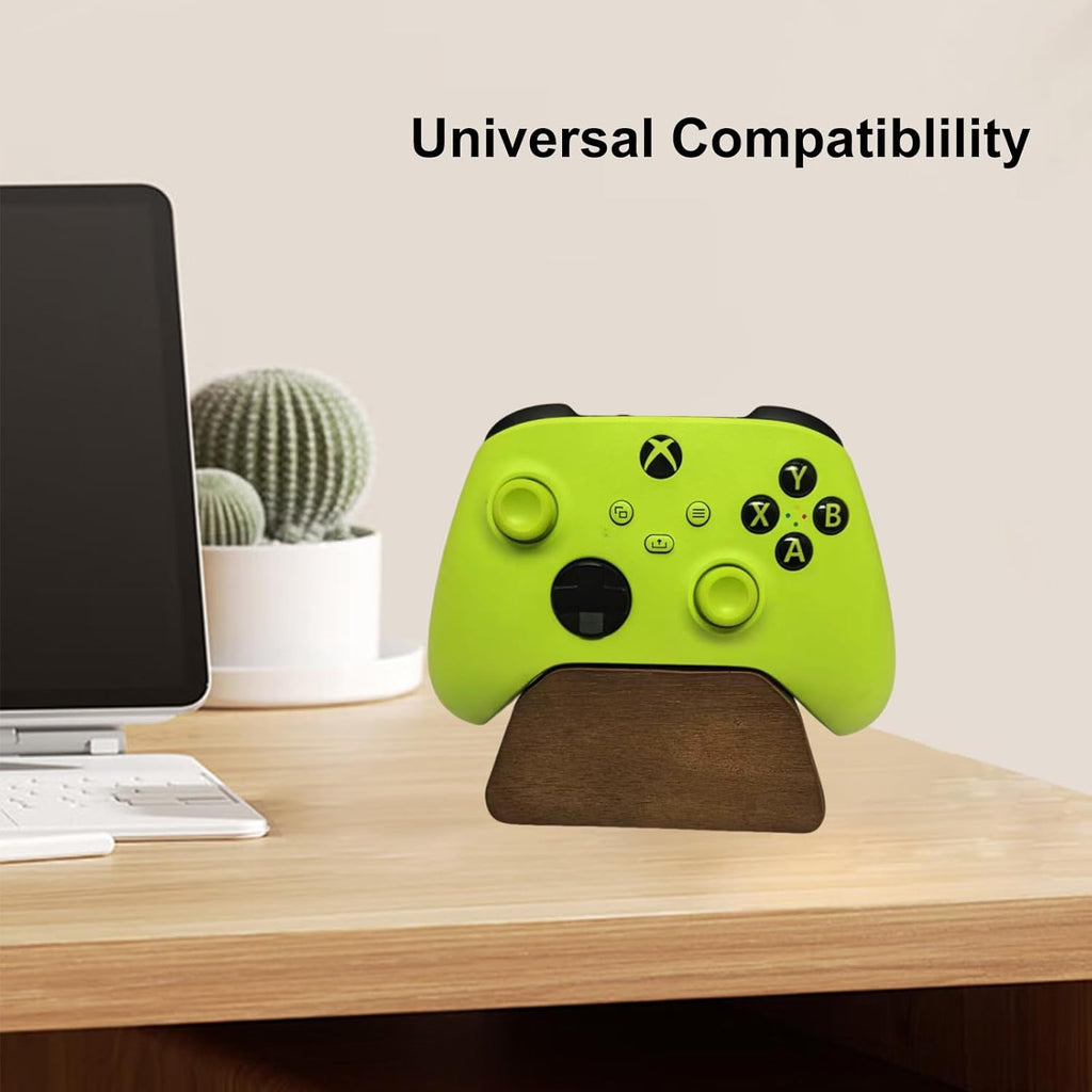Solid Wood Controller Holder Gaming Controller Stand for Desk Controller Organizer Fits Xbox,Ps4,Ps5,Best Gift for Son,Husband,Boyfriend