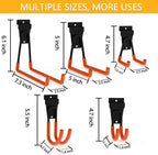 Intpro Slatwall Hooks Slatwall Accessories Utility Hooks Garage Storage Tool Organizer Large Heavy Duty Garage Panels Hooks for Ladders Bulk Items