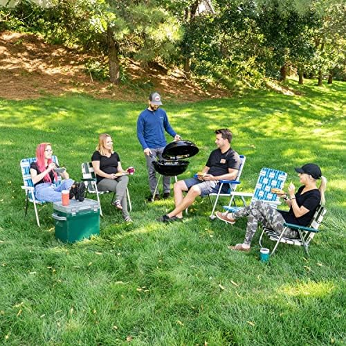 Lawn Chair USA - Outdoor Chairs for Camping. Made with Lightweight Aluminum F...