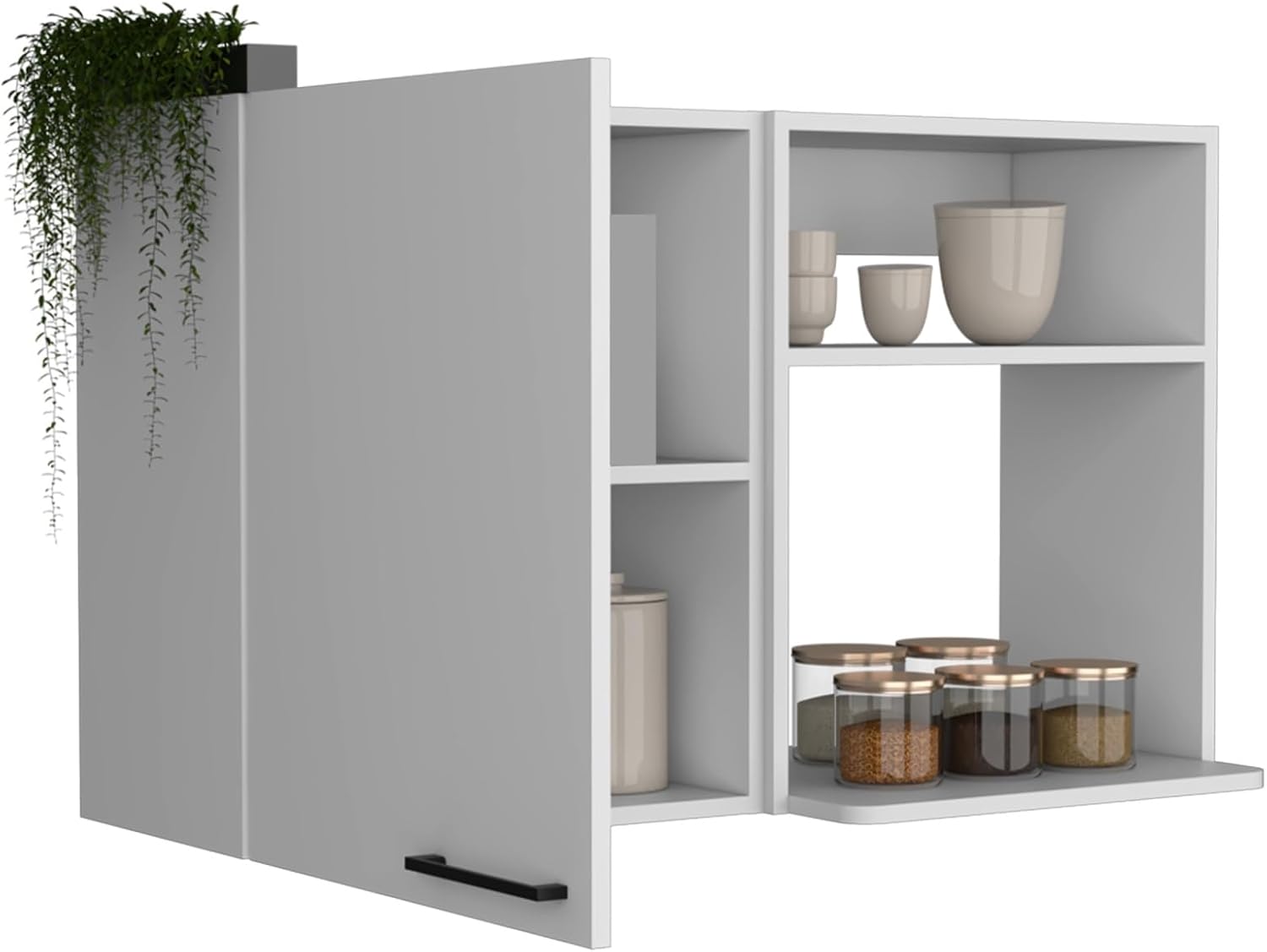 Wall Cabinet with Shelves, Storage Locker Pantry Sideboard Cupboard for Kitchen Living Room,for Kitchen Home