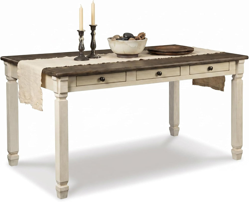 Signature Design by Ashley Bolanburg 6-Person Farmhouse Dining Table