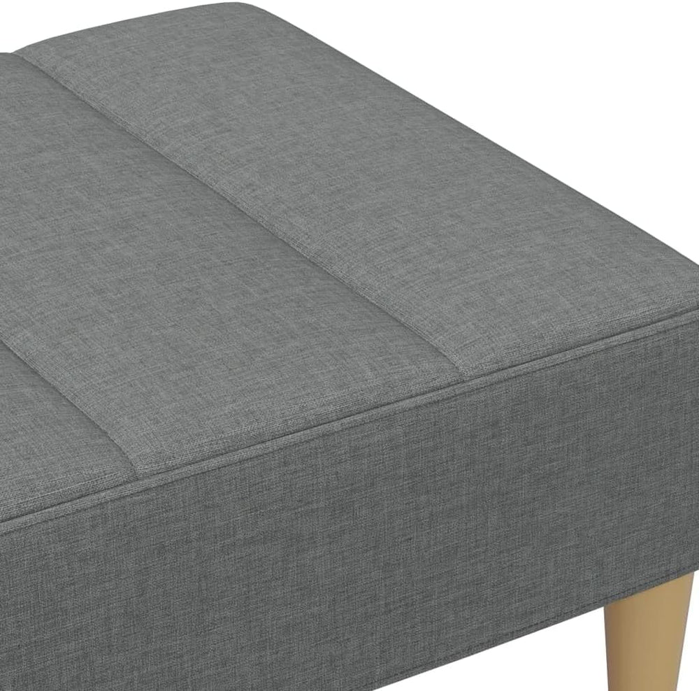 Modern Fabric Footstool with Plywood Frame, 30.3x21.7x12.2 Inches, Sturdy Foo...