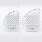 [2 Pack] Corner Shower Caddy Organizer, SUS304 Stainless Steel Heavy Duty Rust-Proof Shelf Shampoo Holder, Wall Mounted Storage Rack for Bathroom Kitchen, Brushed Nickel