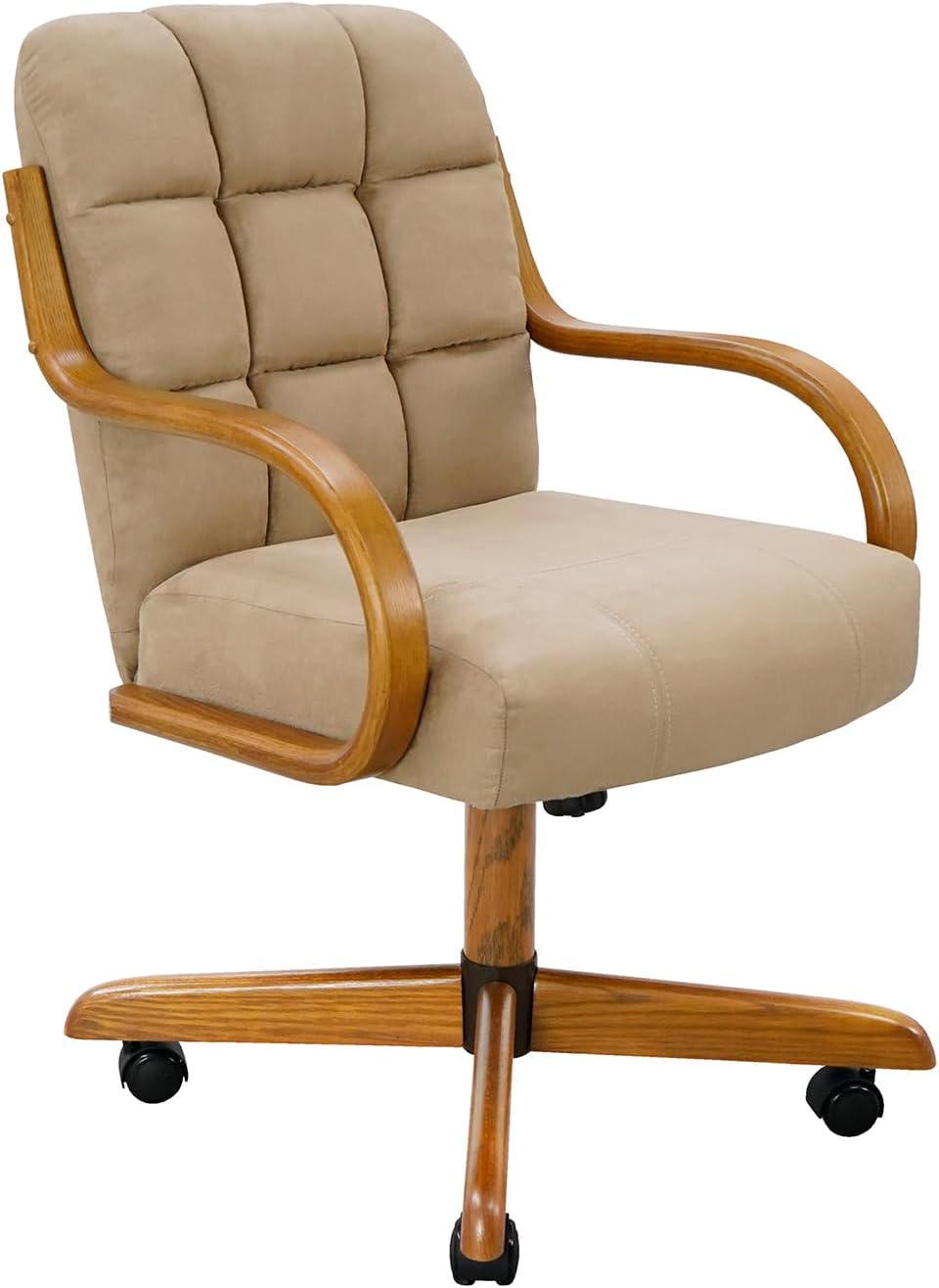 Chromcraft Douglas D9520 Swivel-Tilt Dining Chair - Chestnut - MAJ6-1pc | Cas...