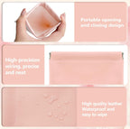 5Pcs Snap Closure Leather Organizer Pouch, Pouchic Leather Organizer, Storage Pouch（Pink）