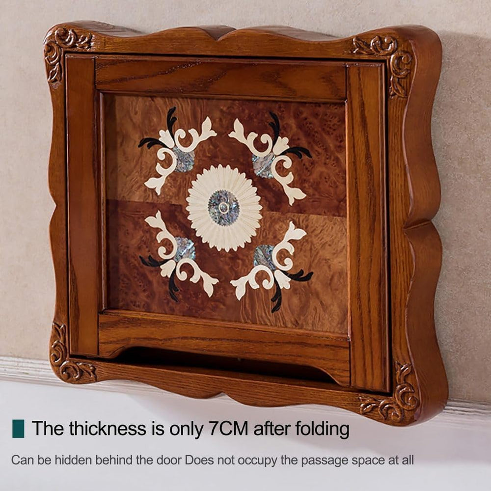 Wall Mounted Shoe Changing Stool Made of Solid Wood Wall Seat Folding, Space ...