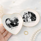 Chillever Personalized Friendship Jewelry Dish, Sisters Jewelry Dish, Custom Besties Gifts, Bff Gifts, Friendship Gift, Best Friend Gift for Women, Customized Jewelrys Plate, Birthday, Christmas