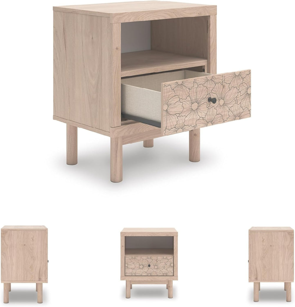 Signature Design by Ashley Birkmore Nightstand Bedside Charging Station with ...