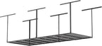 Overhead Garage Storage Rack, 3x8 FT Heavy-Duty & Height-Adjustable Design,600LB Rated for Home and Workshop Organization
