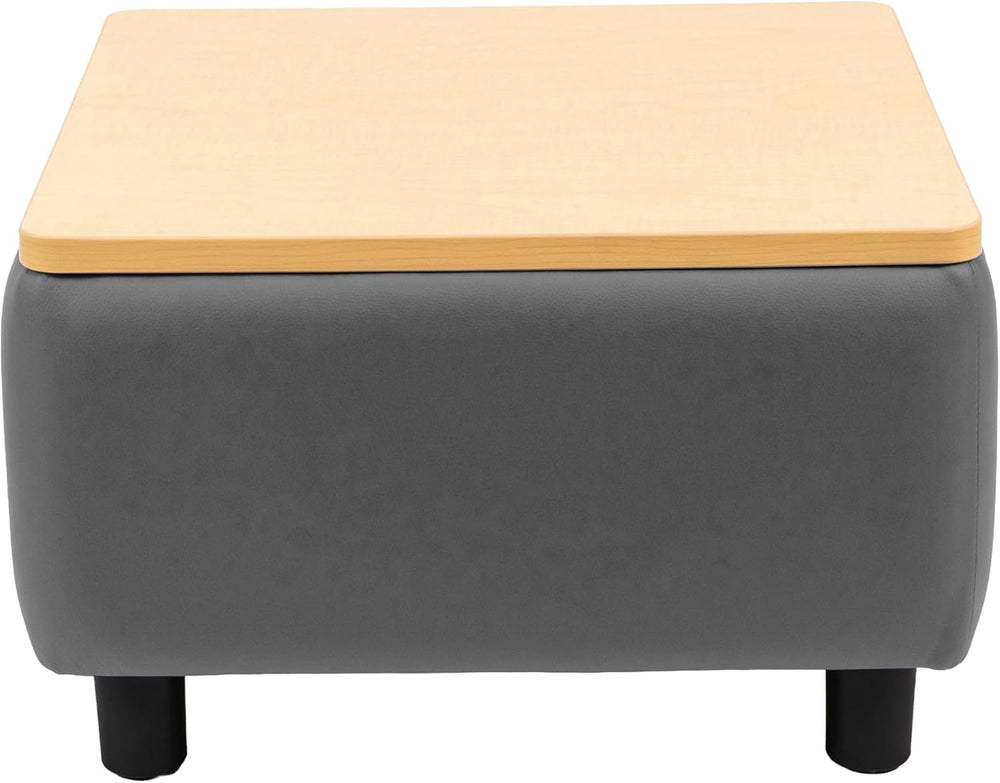 FDP Kid Comfort Collective Modular End Table - Gray/Maple Grain