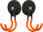 MUTUACTOR New Updated Heavy Duty Magnetic Hooks,40lbs 2-Pack Super Strong Magnetic Hooks for Hanging,Anti-Scratch Garage Magnets J-Hook for Organizing Heavy Impact Drivers Trailer Cord Garden Tools