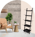 kieragrace Providence Hadfield Leaning Shelf - Matte Paint Black, 18" by 66"