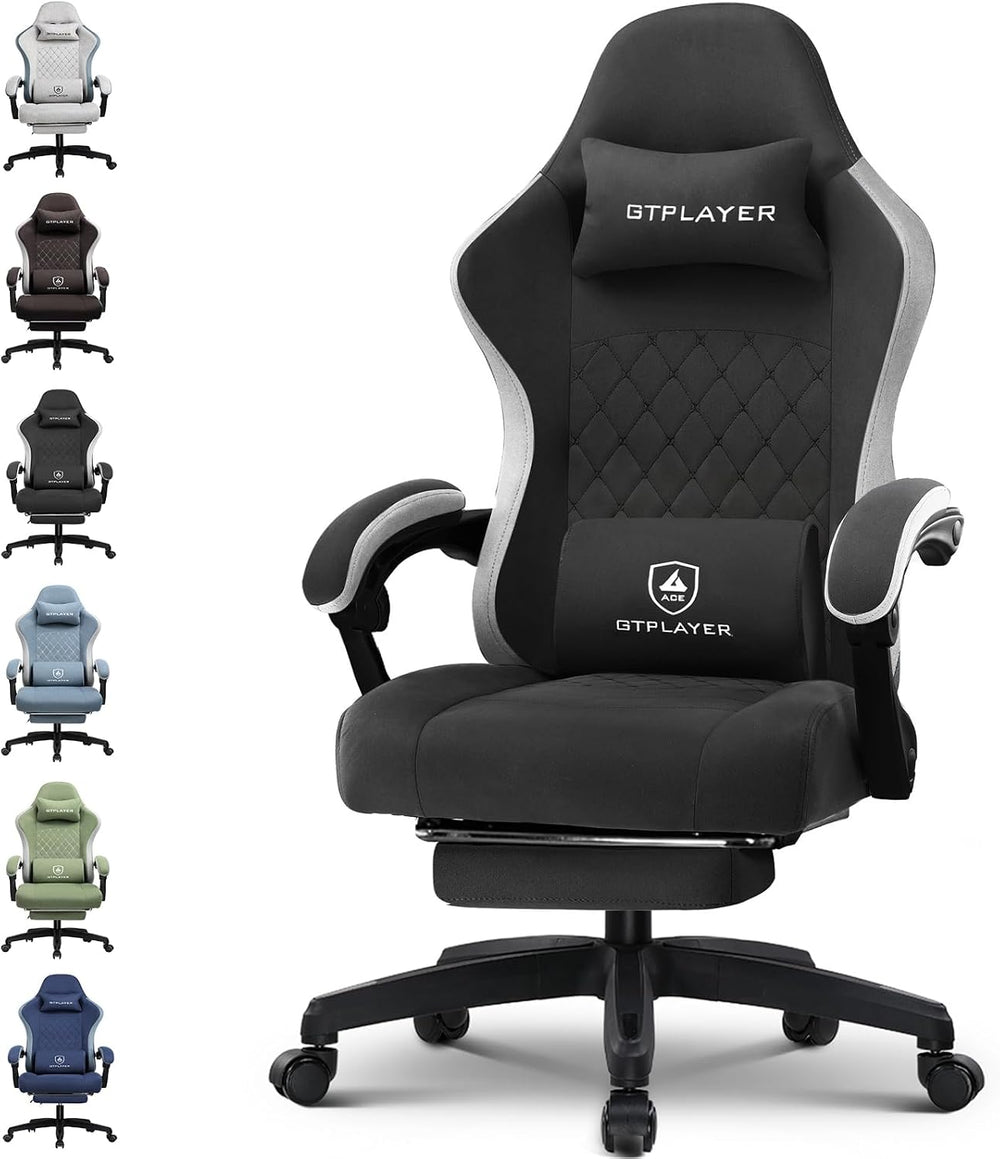 GTPLAYER Gaming Chair, Computer Office Chair with Pocket Spring Cushion, Link...