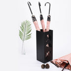 Metal Umbrella Stand, Steel Umbrella Holder with Powder Coated Rustproof Finish, Compact Space Saving Design for Home Office Entryway, Indoor Outdoor Umbrella