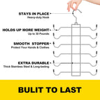 1 Pack Closet-Organizers-and-Storage,6 Tier Tank-Top-Hangers-Space-Saving,Closet-Organizer,Non-Slip Hanging Sport Bras Holder,Dorm-Room-Essentials-for-College-Students-Girls Camisoles Swimsuits Dress
