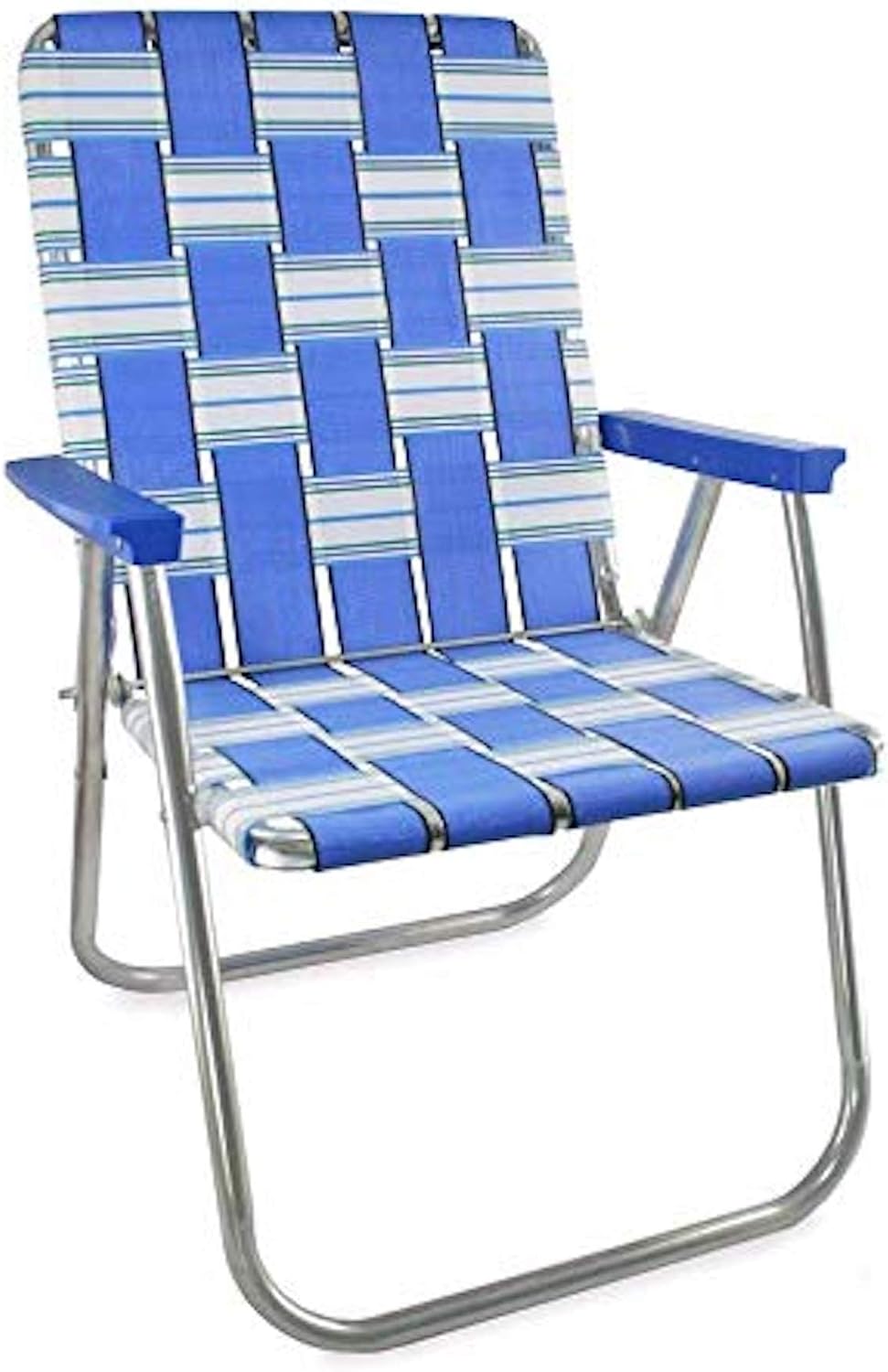 Lawn Chair USA Folding Aluminum Outdoor Patio Lawn Chair | Heavy-Duty Webbed ...