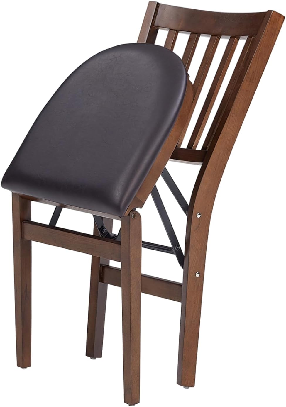 Stakmore School House Folding Chair, Walnut (Set of 2)