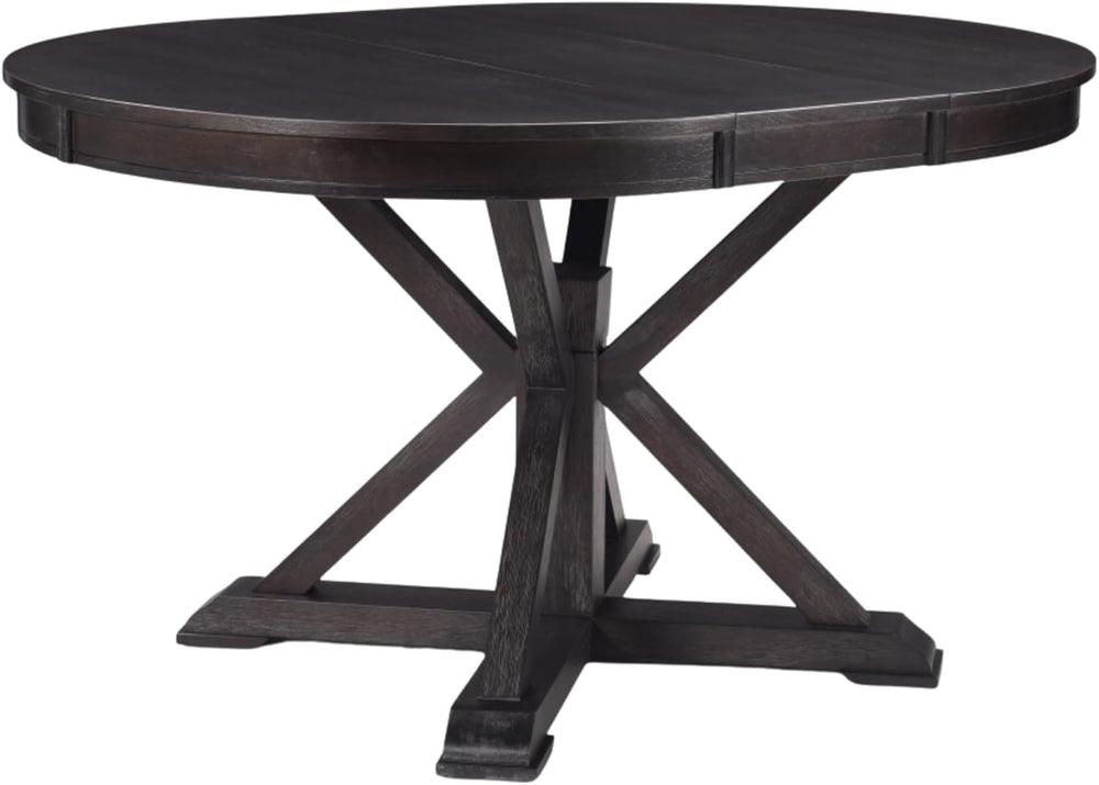 42"-54" Extendable Dining Table for 4-6 People Farmhouse Round/Oval...