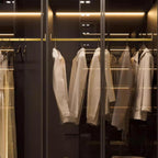 Square Closet Rods-Cuttable, Removable-Heavy Duty Black Wardrobe Rods and Brackets-Commercial, 12 16 18 24 28 30 60 72 In-Suitable for.Laundry.Home.Hotel.Clothing Store (Champagne,67in)