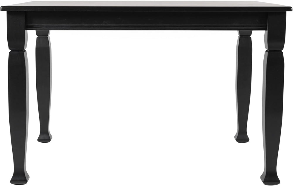 EMMA + OLIVER Milford 47" Solid Wood Dining Table, 3 Inch Offset Paneled...