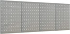 Wall-Mounted Peg Boards 4 pcs 15.7"x22.8" Steel 145350