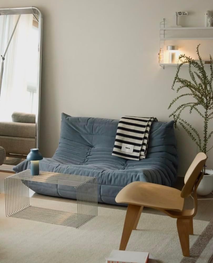 Stainless Steel Side Table,Square Geometry Retro Side Table Linear Metal End ...
