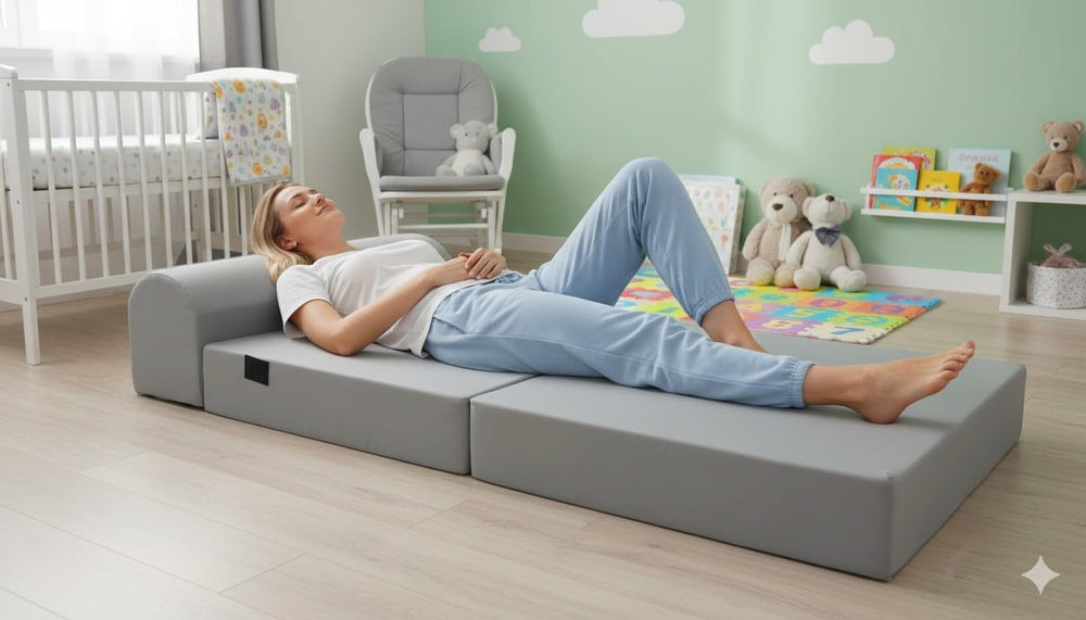 D&D Futon Furniture Sleeper Chair Folding Bed, Studio Sofa Guest Folded M...