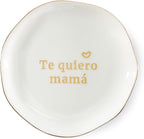 HOME SMILE I Love You Mom Gifts in Spanish Mother's Day Birthday-Te Quiero Mama Ring Dish