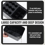 15 Umbrella Holder with Drip Tray, Umbrella Storage Indoor, Umbrellas Stand Rack Space, Saving Storage Organizer, Compact Umbrella Holder Indoor, Home Office Decor