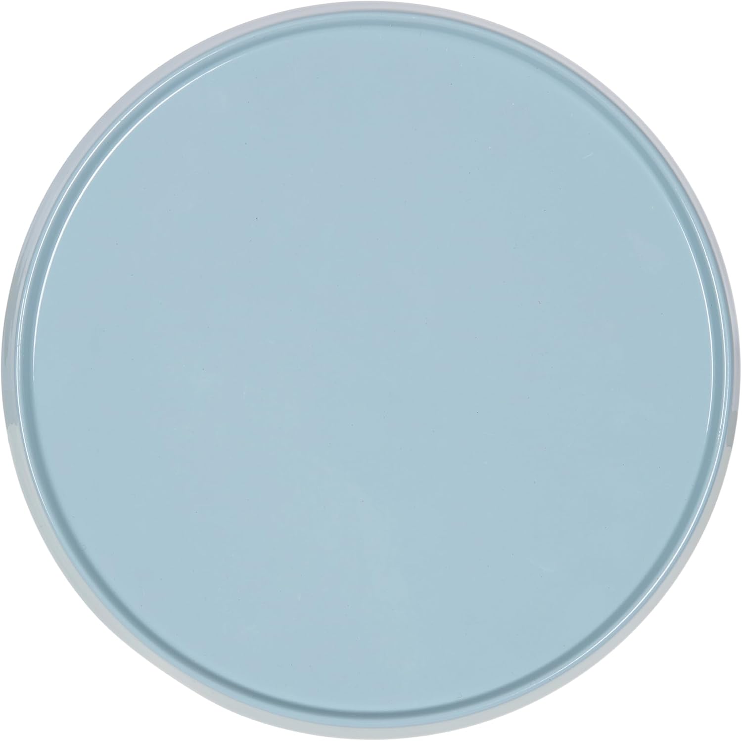Kate and Laurel Sanzo Modern Round Metal Pedestal Drink Table, 9 x 9 x 23, Light Blue, Decorative Martini Table with Trumpet Base for Use as Indoor Plant Stand or Living Room Mini Table
