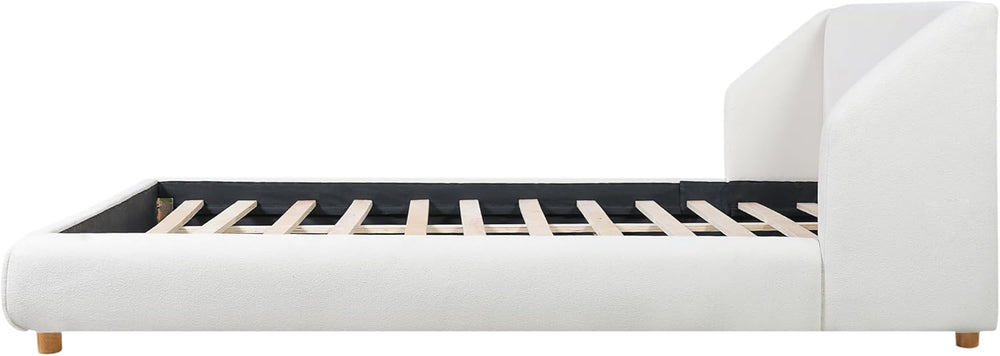 Christopher Knight Home Astry Boucle Upholstered Queen Size Bed Frame with Wi...