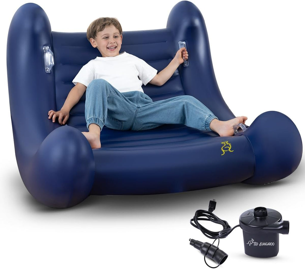 TED KANGAROO CloudBounce Ultra | Sensory Rocker for Kids | Patented NextGen Inflatable Sensory Chair | Ultra-Durable & Extra-Reinforced 2025 Edition