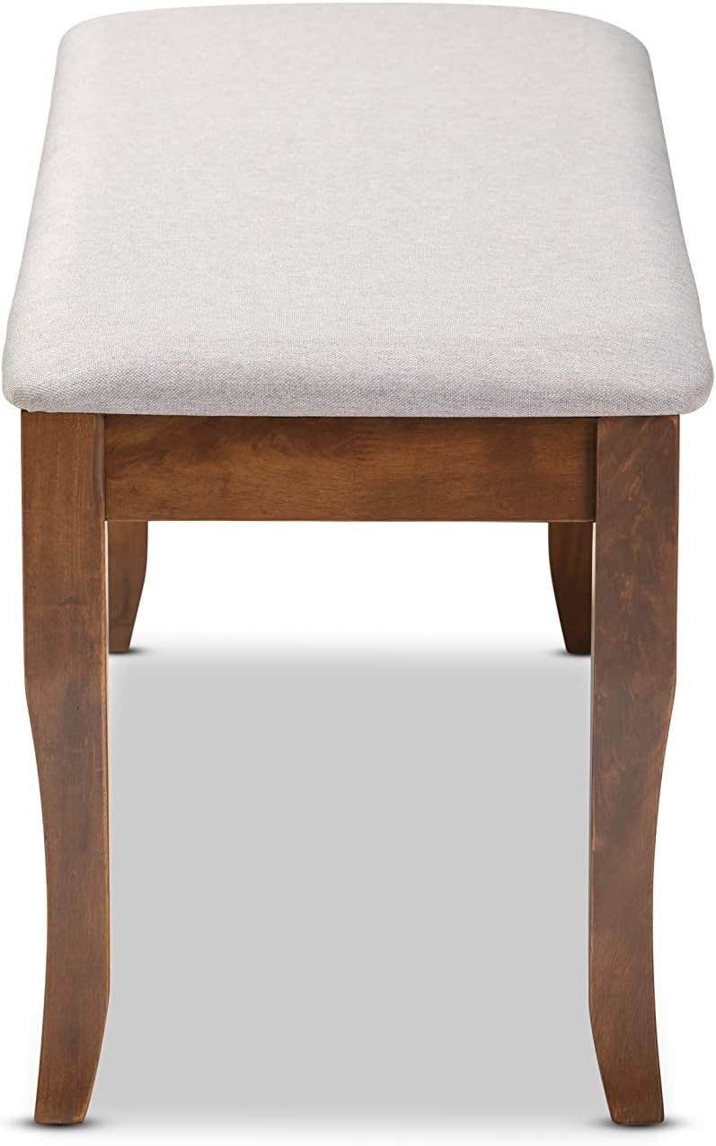 Baxton Studio Cornelie Modern and Contemporary Transitional Grey Fabric Uphol...