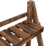 Yaheetech Wooden Plant Stand, 3 Tier Plant Stand, Foldable Ladder Shelves | Ladder Plant Stand & Outdoor Plant Shelf with Wall-Leaning Design for Living Room, Bedroom, Balcony or Patio; Simple Assembly