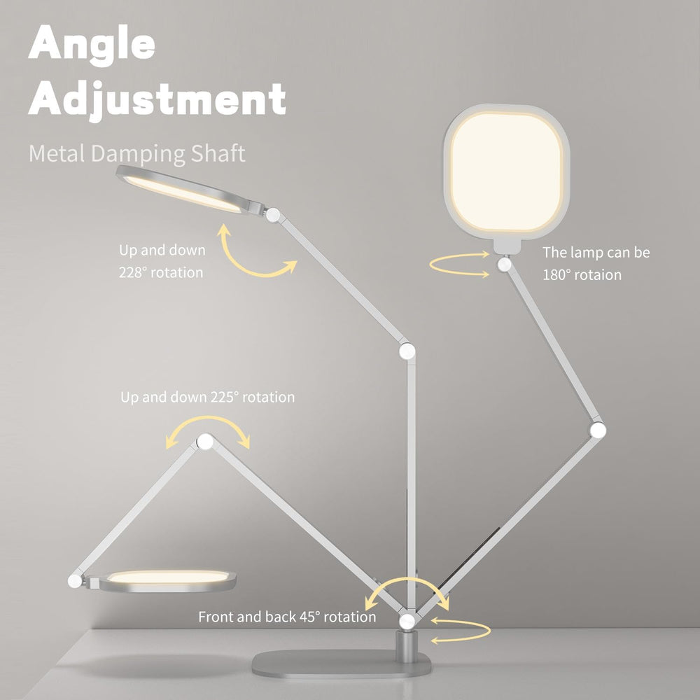 LitONES LED Desk Lamp for Home Office, Soft Edge-lit Design - Modern Style