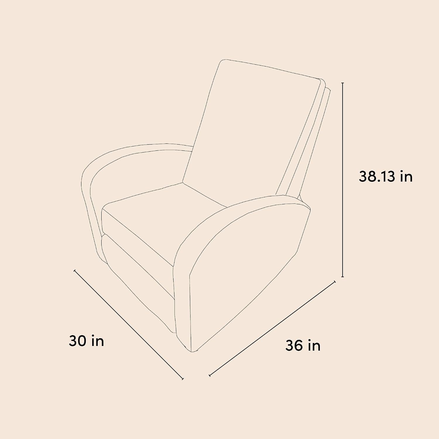 Storkcraft Santa Monica Power Recliner Swivel Glider, Dune Basketweave | Effortless Electronic Power Recline, USB-A & USB-C Charger