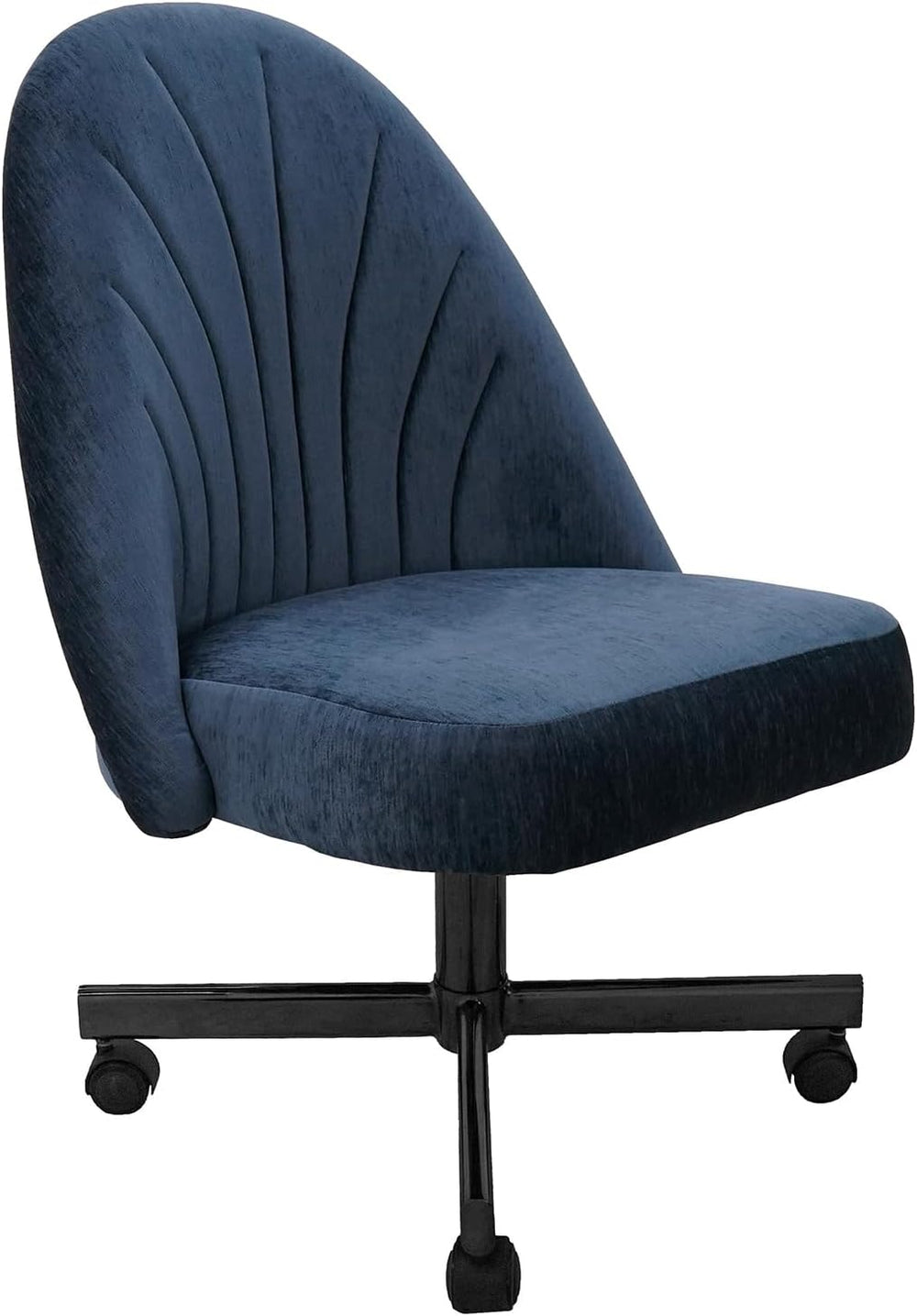 Chromcraft Set of 2 Chairs, Chairs with Soft Wheels for Kitchen Room