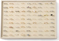 Large Jewelry Organizer for Drawer Insert Velvet Stackable Jewelry Trays for Earring Necklace Bracelet Ring Display (Beige, Ring 100 Slots)