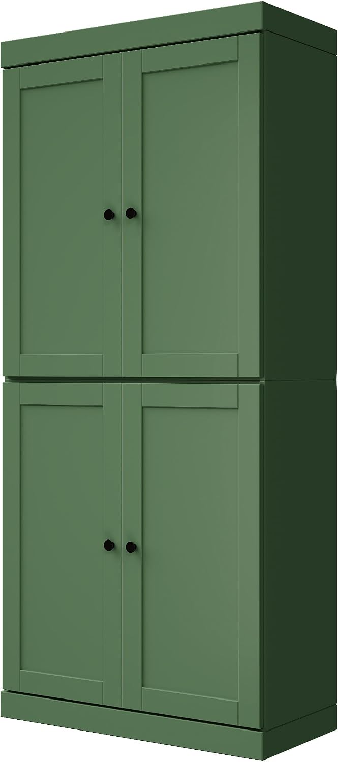 Palace Imports Solid Wood Kitchen Pantry Cabinet - 71.5" Tall x 32"...
