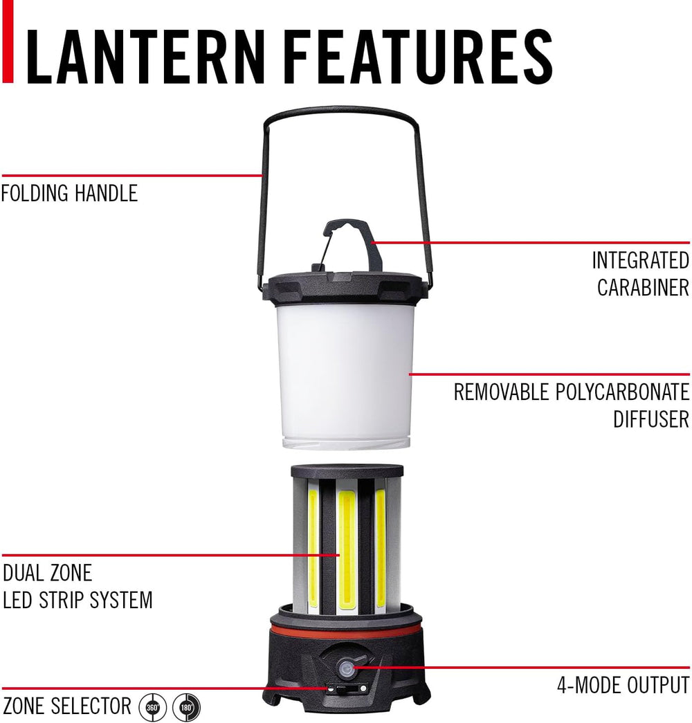 COAST EAL55R Dual Color LED Emergency Light, 3000 Lumen, 10+ Nights of Light,...