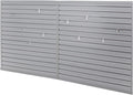 Slat Wall Paneling 8x4 FT, PVC SlatWall Panels Garage Organizer Storage System with Hooks & Accessories, Heavy Duty Wall Mounted Rack