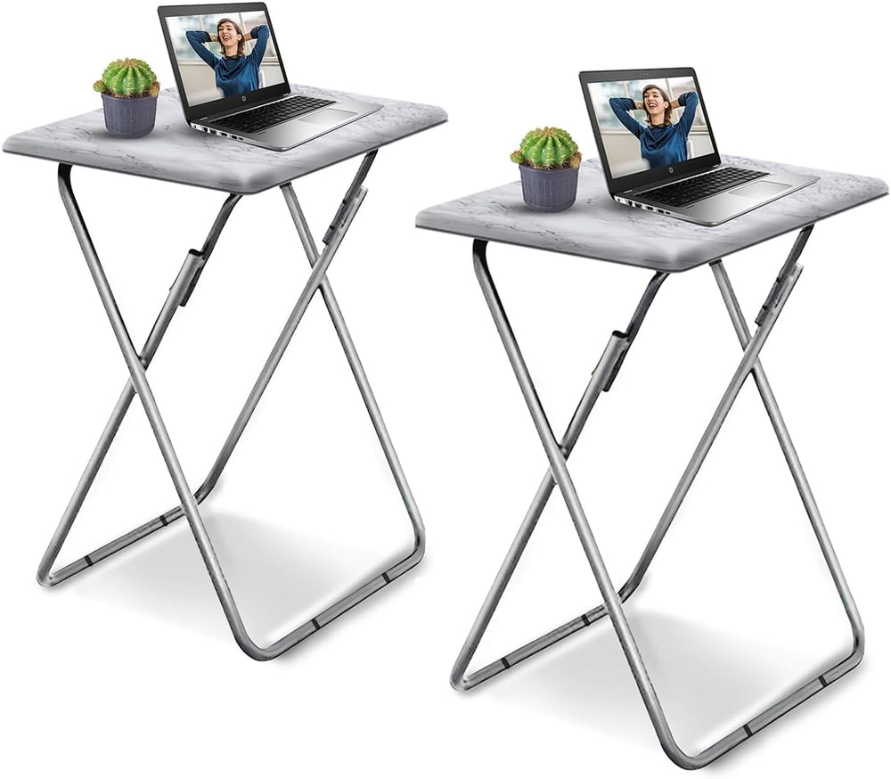 Garden 4 You TV Tray Table, Folding Dinner Tray With No Assembly Required, St...